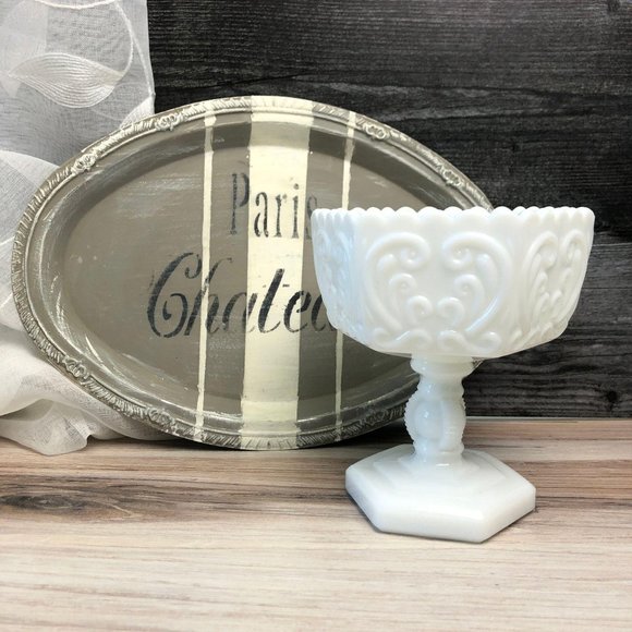 Imperial Glass Atterbury Scroll Footed Candy Dish - Picture 10 of 10